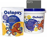 Двухкомпонентная эпоксидная затирка Octopus Zatirka цвет 8373 серый асфальт 1,25 кг (8373-1)