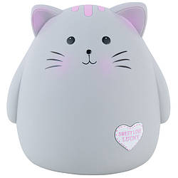 Скарбничка Kite Grey cat Сіра 15х13х13 см K23-498-3