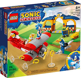 Конструктор LEGO Sonic the Hedgehog Майстерня Тейлз і літак Торнадо 376 деталей (76991)