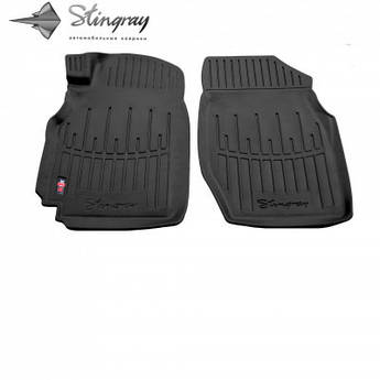 Передні 3D килимки з бортами в салон для NISSAN Almera Classic 2006-2011 2шт Stingray