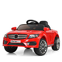 Одноместный детский электромобиль Mercedes с музыкальными и световыми эффектами Bambi M 3981EBLR-3 Красный
