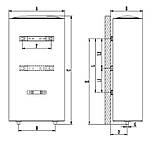 Бойлер OCEAN FLAT BASIC RZB50М EТ+WT 50л мокрий тен, фото 9