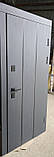 Двері вхідні металеві вуличні Силует МДФ ПВХ Антрацит 860/960х2050х96 Ліве/Праве, фото 6