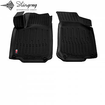 Передні 3D килимки з бортами в салон для VOLKSWAGEN Bora 1998-2005 2шт Stingray