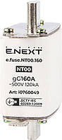 Предохранитель ножевой с плавкой вставкой NT00 160A gG [i0760049] e.fuse.nt00.160 E.NEXT