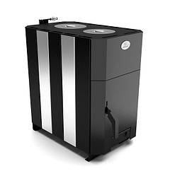 Опалювально-варочна піч булер'ян Огнєв "Новаслав" з двома чавунними конфорками ПОВ-100(2ЧК) на 100м³