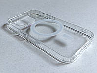 Apple iPhone 14 Pro захисний чохол Clear Case Magnetic з MagSafe прозорий, з бортиками з ударостійкого силікону