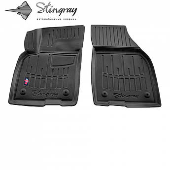 Передні 3D килимки з бортами в салон для VOLVO S40 2004-2012 2шт Stingray