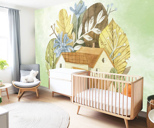 Новинка виробництва - сучасні дитячі вінілові шпалери на замовлення.