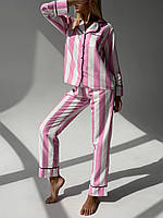 Стильна жіноча піжама Victoria's Secret у смужку, трендова піжама Victoria's Secret, Туреччина