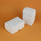 Новорічна коробка для подарунків 120*180*80 мм Різдвяна Подарункова Коробка для гостинців "Сніжинка", фото 5