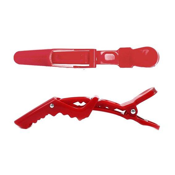 Затискач пластмасовий для волосся 6 шт