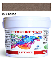 Эпоксидная затирка Litokol Starlike EVO 230 какао (коричневая) 1 кг (STEVOCCA0001)