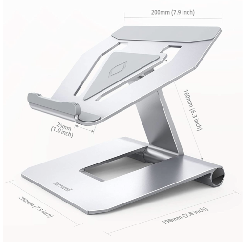 Купити Подставка Lamicall Laptop Stand Adjustable Notebook Riser Silver