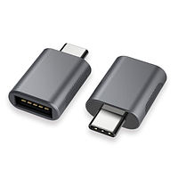 Адаптер Nonda USB-C to USB-A 3.0 mini adapter Space Gray - 2 pcs (NDMAGULCM)
