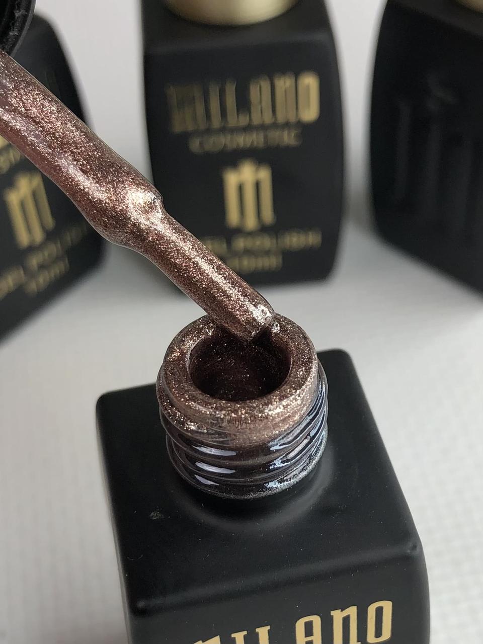 Гель лак для манікюру лак для нігтів Джаспер 10 мл Milano Jasper №09 із шимером блискучий шилак шеллак, фото 1