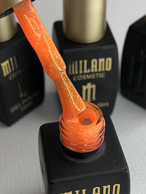 Гель лак для манікюру лак для нігтів Джаспер 10 мл Milano Jasper №03 із шимером блискучий шилак шеллак