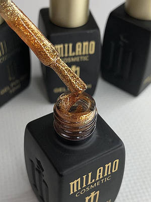 Гель лак для манікюру лак для нігтів Джаспер 10 мл Milano Jasper №06 із шимером блискучий шилак шеллак