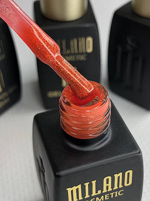 Гель лак для манікюру лак для нігтів Джаспер 10 мл Milano Jasper №10 із шимером блискучий шилак шеллак