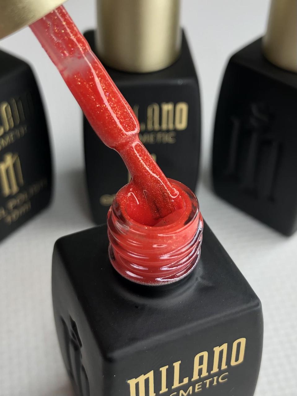 Гель лак для манікюру лак для нігтів Джаспер 10 мл Milano Jasper №11 із шимером блискучий шилак шеллак, фото 1