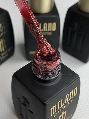 Гель лак для манікюру лак для нігтів Джаспер 10 мл Milano Jasper №13 із шимером блискучий шилак шеллак