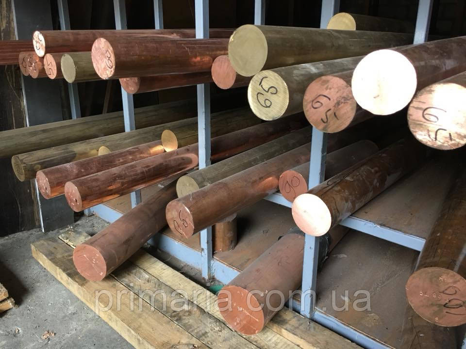 Пруток (коло) бронзовий БрОЦС 5-5-5 Ф25мм