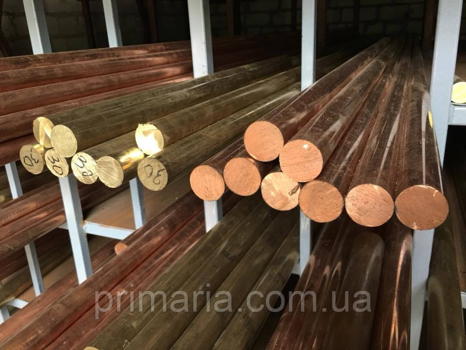Пруток (коло) бронзовий БрОЦС 5-5-5 Ф120 мм, фото 1