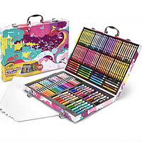 Кейс для Творчества Crayola Набор для Рисования в Чемоданчике 140 предметов (04-2555)