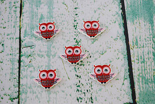 Ґудзик "Сова різдвяна"