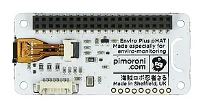 Enviro pHAT - Датчик температури, вологості, тиску, світла, газу, АЦП з мікрофоном - накладка для Raspberry Pi