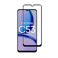 Защитное стекло для Realme C53 стекло на весь экран на телефон реалми с53 черное nfd