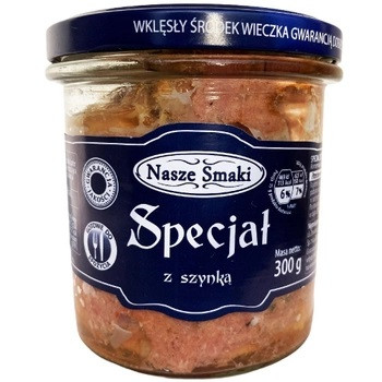 Тушенка Свиняча Special z Szynka Nasze Smaki 300 г Польща