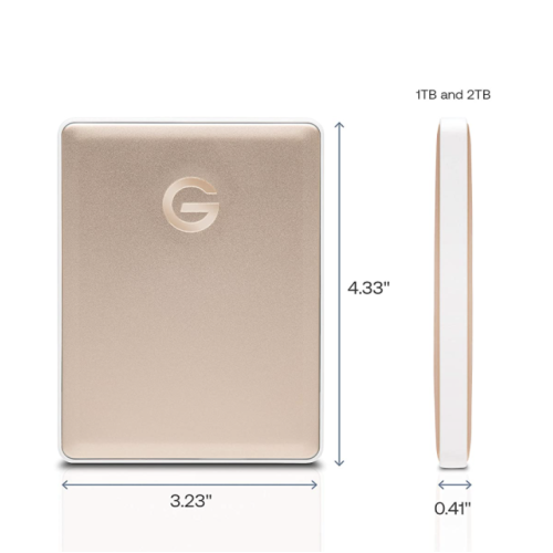 Жесткий диск G-Technology G-DRIVE mobile USB-C 2 TB (0G10340) - фото 4 - id-p1966316034