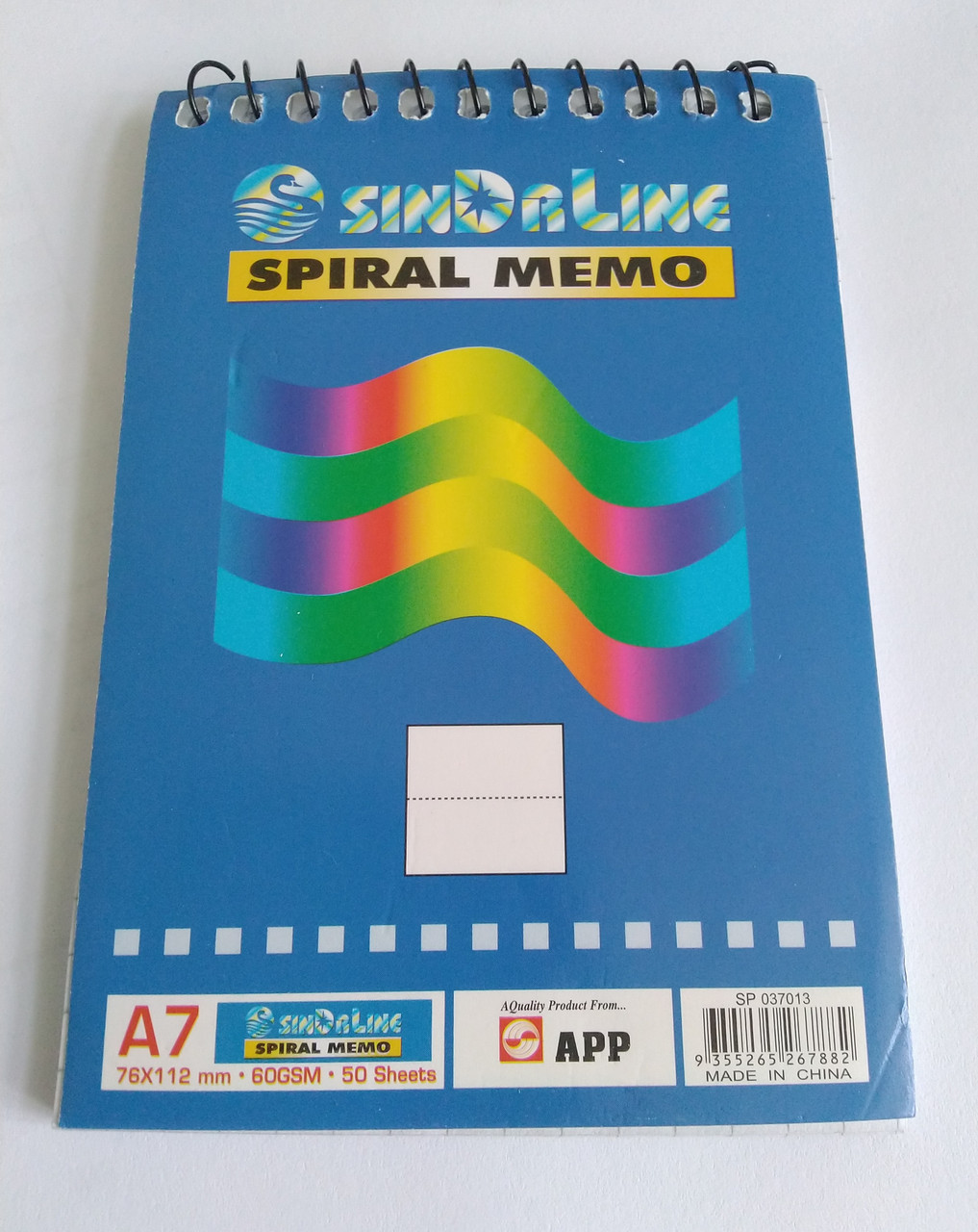 Блокнот записник А7 клітинка 50 аркушів