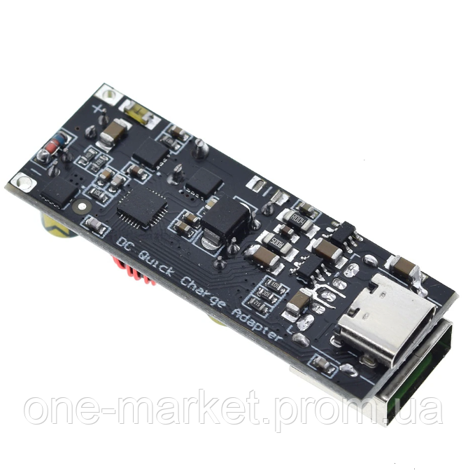 QC4.0 QC3.0 USB Type-C Модуль быстрой зарядки 6-35 В 65W DC-DC Понижающий преобразователь - фото 3 - id-p1966327358