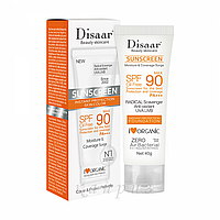 Сонцезахисний крем Disaar oil free spf 90 PA +++ sunscreen з антиоксидантами 40 мл