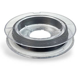 Дріт для бісеру та рукоділля 0,3мм 10м колір Чорний