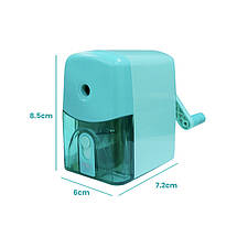 Точилка механическая Deli 0635Е микс пластик, офисная, фото 4