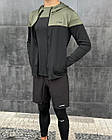 Чоловічий компресійний костюм Adidas 5в1: Рашгард, шорти, легінси, футболка, худі. Комплект компресійний, фото 3