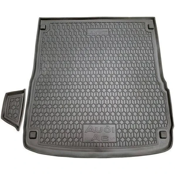 Килимок в багажник для  Audi A6 (С6) (2004>) (Універсал) Гумовий (AVTO-Gumm) автогум, фото 1