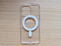Чехол для iPhone 13 Pro прозрачный противоударный Clear Case Magnetic с MagSafe TPU + Polycarbonate