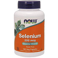 Комплекс Селен и Молибден NOW Foods Selenium 200 mcg 180 Veg Caps VK, код: 7518558