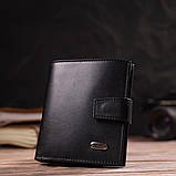 Чоловічий гаманець із натуральної гладкої шкіри CANPELLINI 21727 Чорний SC, код: 8061758, фото 7