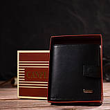 Чоловічий гаманець із натуральної гладкої шкіри CANPELLINI 21727 Чорний SC, код: 8061758, фото 9