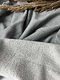 Футер тринитка з люрекосом, з начосом Сірий меланж, фото 2