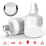 LED-лампа Ліхтар кемпінговий LED на акумуляторі Підвісна USB лампа 80 W, фото 3