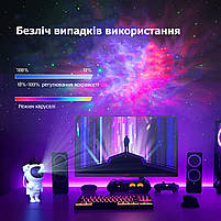 Нічник проектор зоряного неба Космонавт - лазерний світильник проектор астронавт з пультом і таймером, фото 6