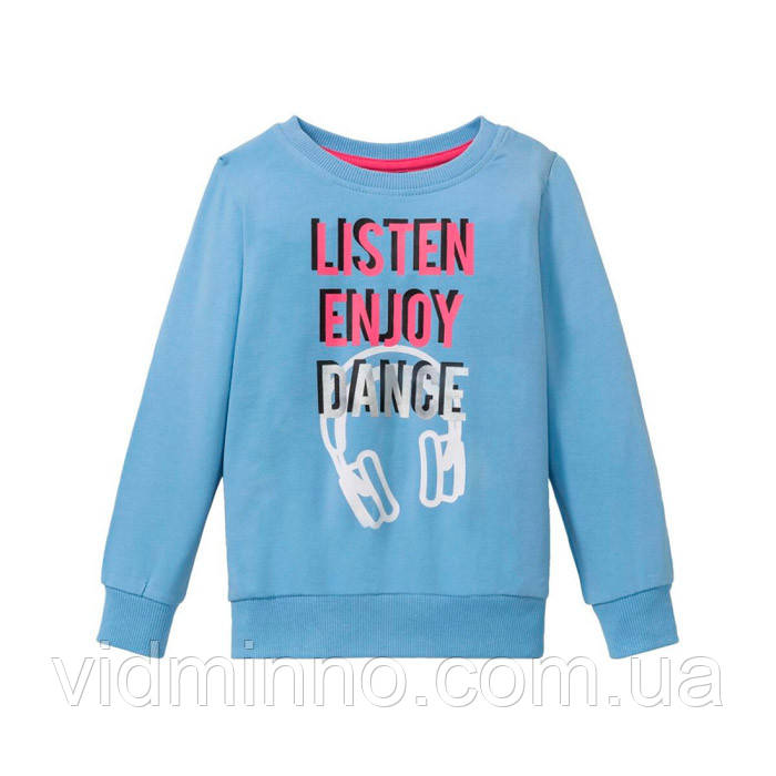 Джемпер світшот Lupilu для дівчинки, двонитка (петелька), р.86-92, 12-24 міс., фото 1