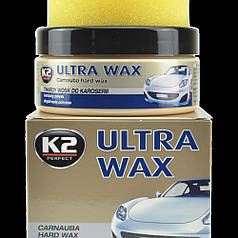 Поліроль кузова віск 250g "K2" K073 Ultra Wax (з губкою)