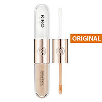 Дуэт праймера и консилера для глаз Kiko Milano Radiance Boost Duo 02 light beige 7 мл (8025272979573)